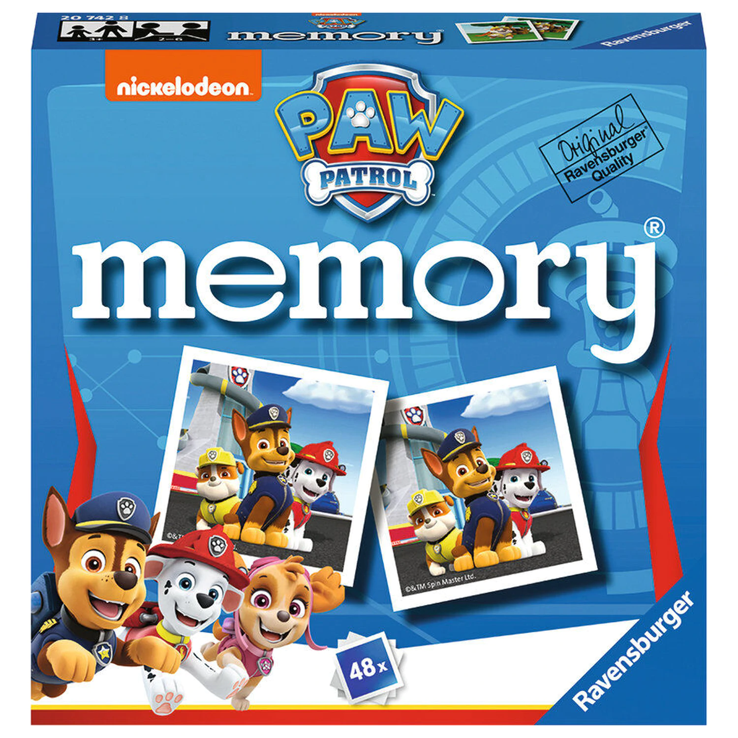 Paw Patrol džepna igra memorije fotografija proizvoda