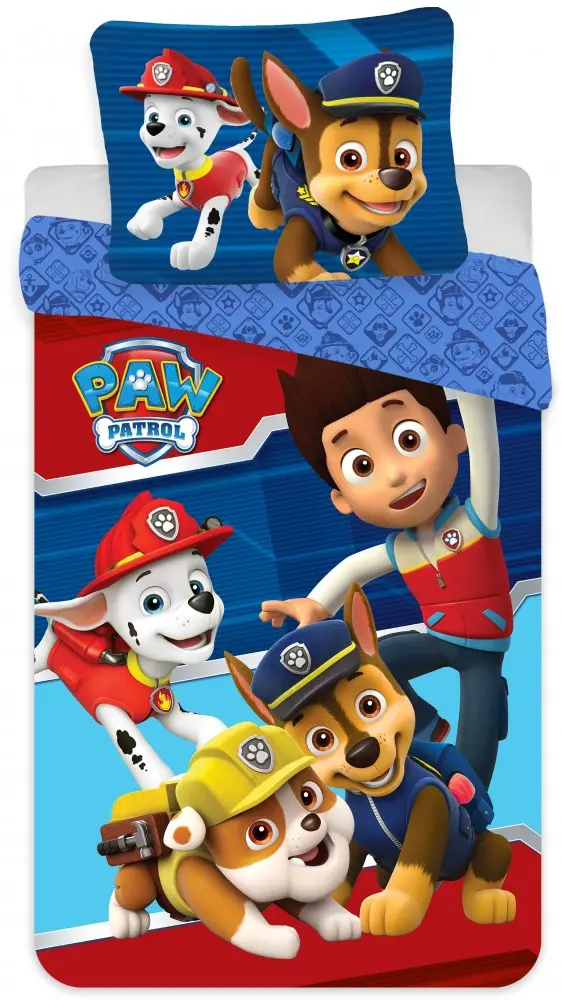 Paw Patrol Navlaka za poplun od mikrovlakana 140x200cm, 70x90 cm fotografija proizvoda