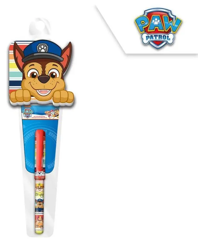 Paw Patrol mini bilježnica + set olovke fotografija proizvoda