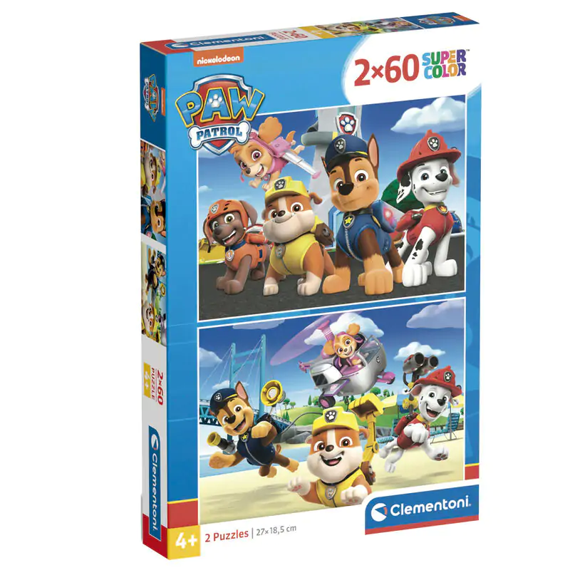 Paw Patrol puzzle 2x60 komada fotografija proizvoda