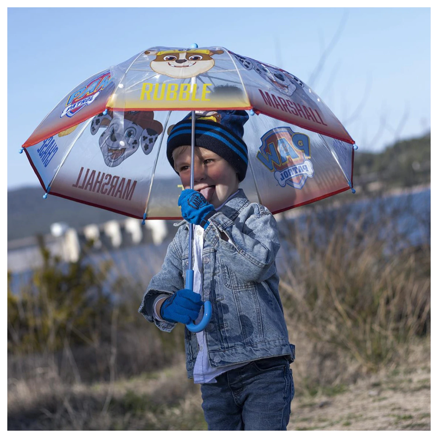 Paw Patrol Prozirni kišobran za djecu Ø71 cm s Rain Guardom fotografija proizvoda