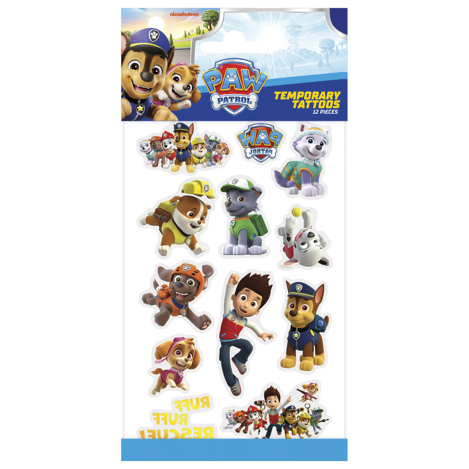 Paw Patrol Rescue Tattoo 12 kom. fotografija proizvoda