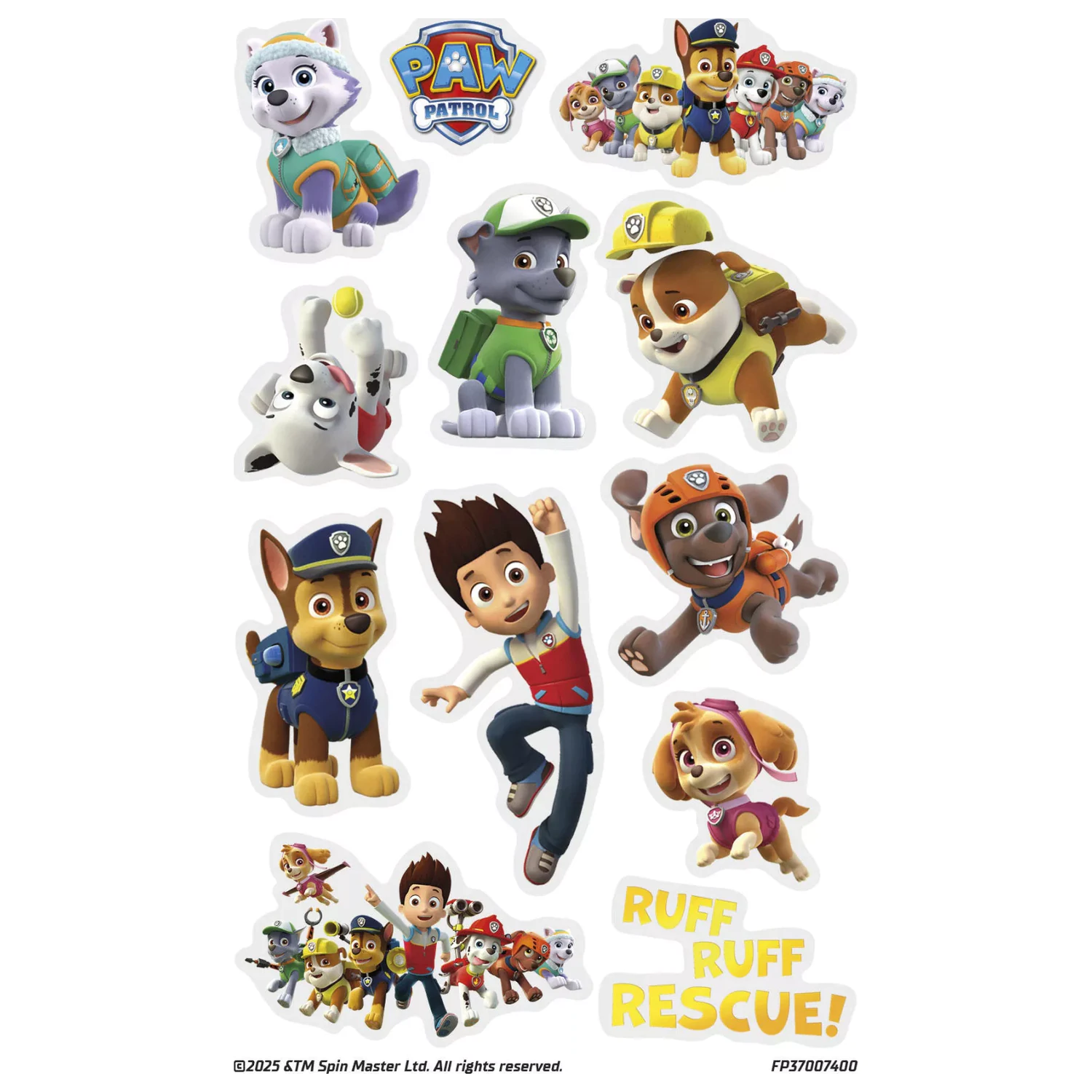Paw Patrol Rescue Tattoo 12 kom. fotografija proizvoda