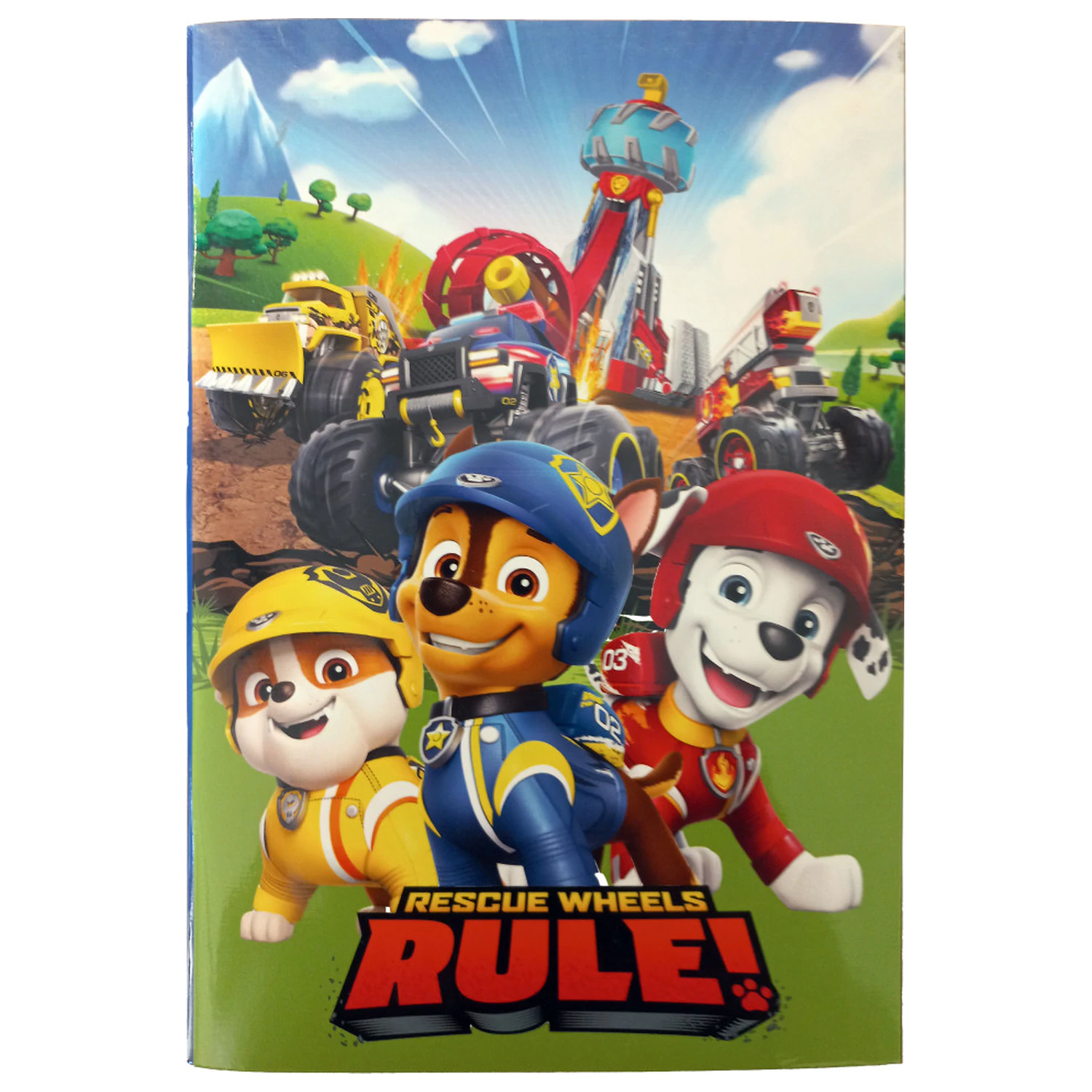 Paw Patrol Rescue Wheels B/5 bilježnica s crtama, 40 listova fotografija proizvoda