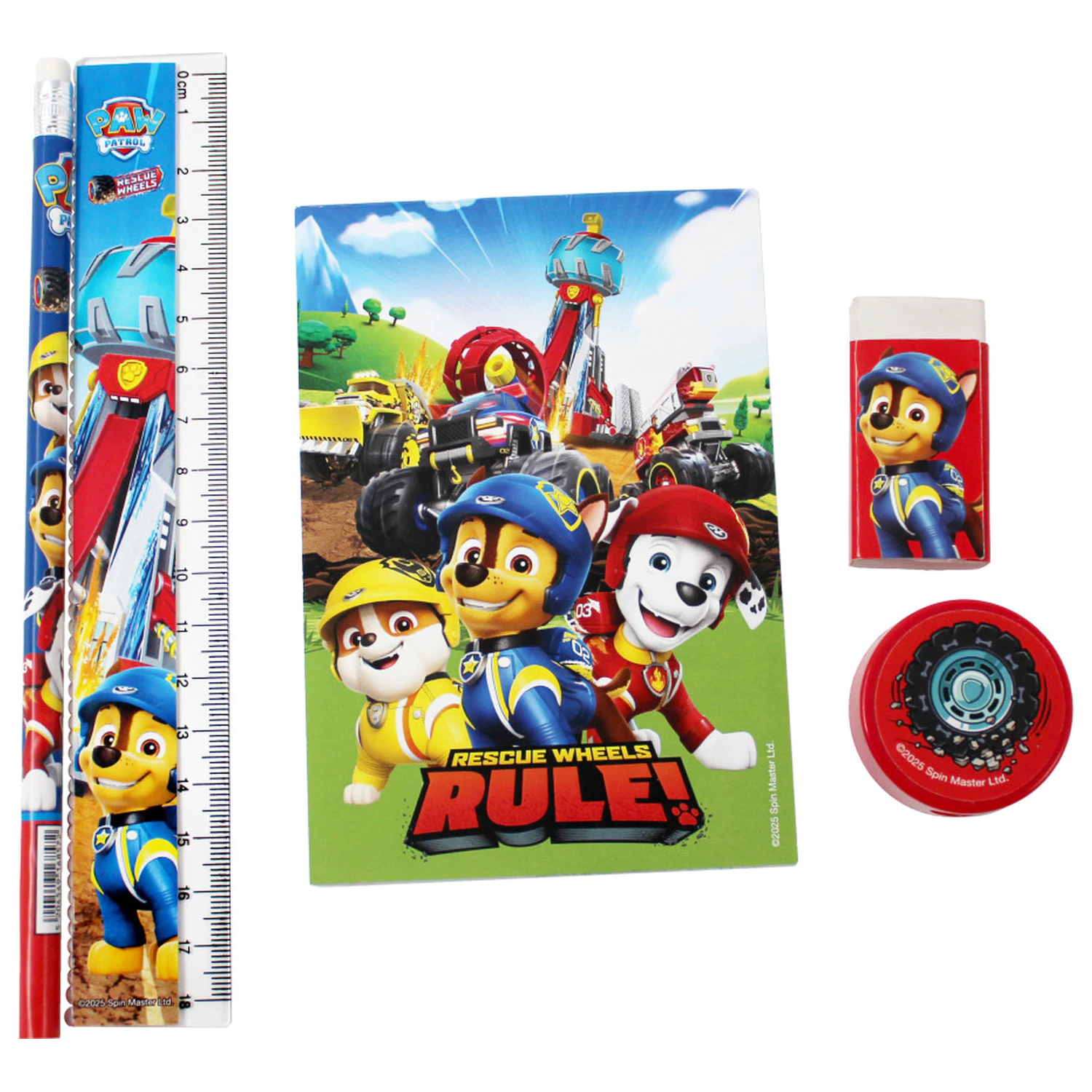 PAW Patrol Rescue Wheels Set pisaćeg pribora od 5 dijelova fotografija proizvoda