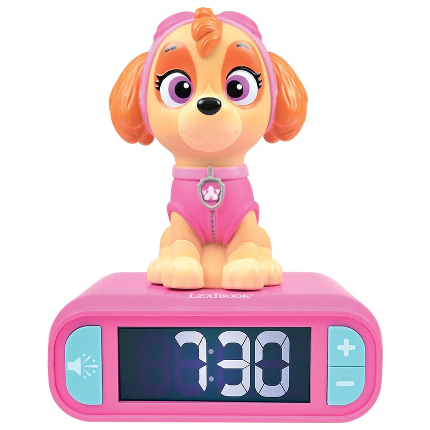 Paw Patrol Skye 3D noćna svjetiljka digitalni budilica fotografija proizvoda