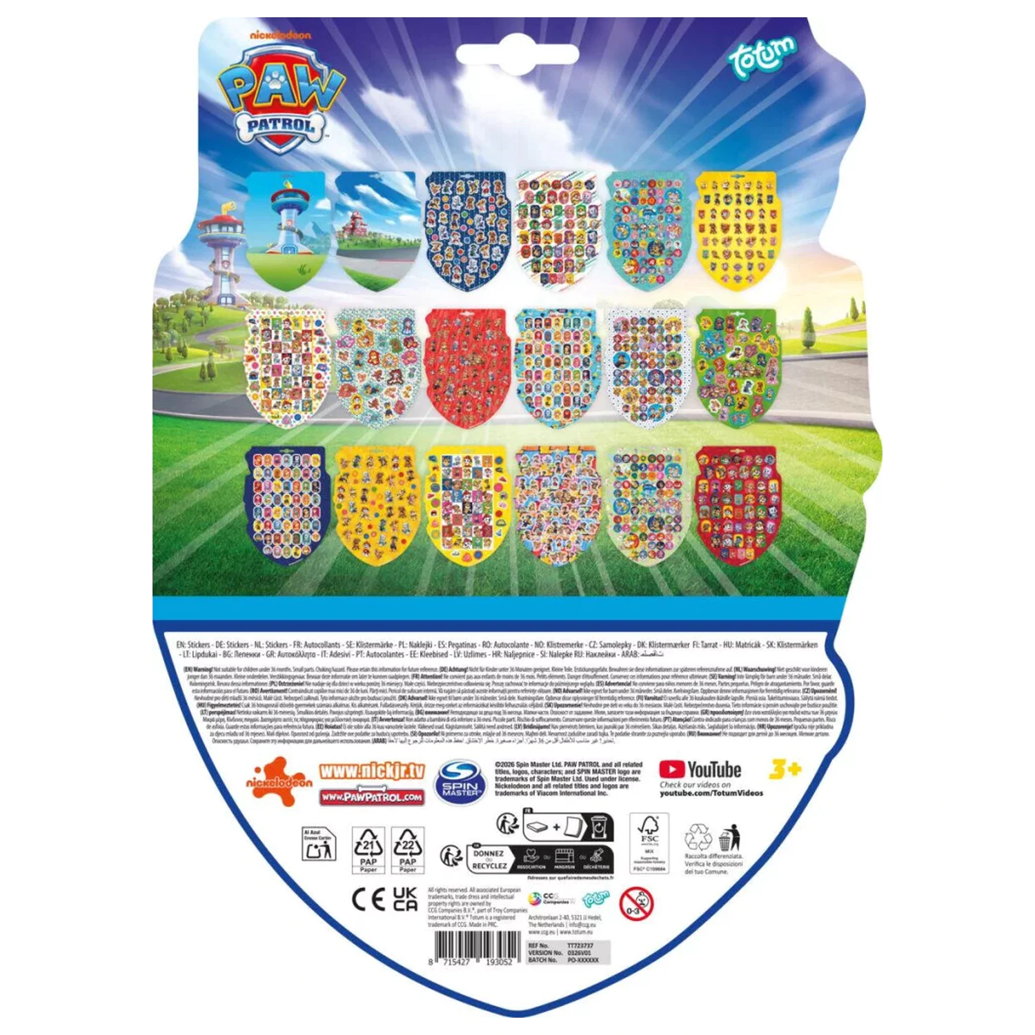 Paw Patrol Team A4 album za naljepnice fotografija proizvoda