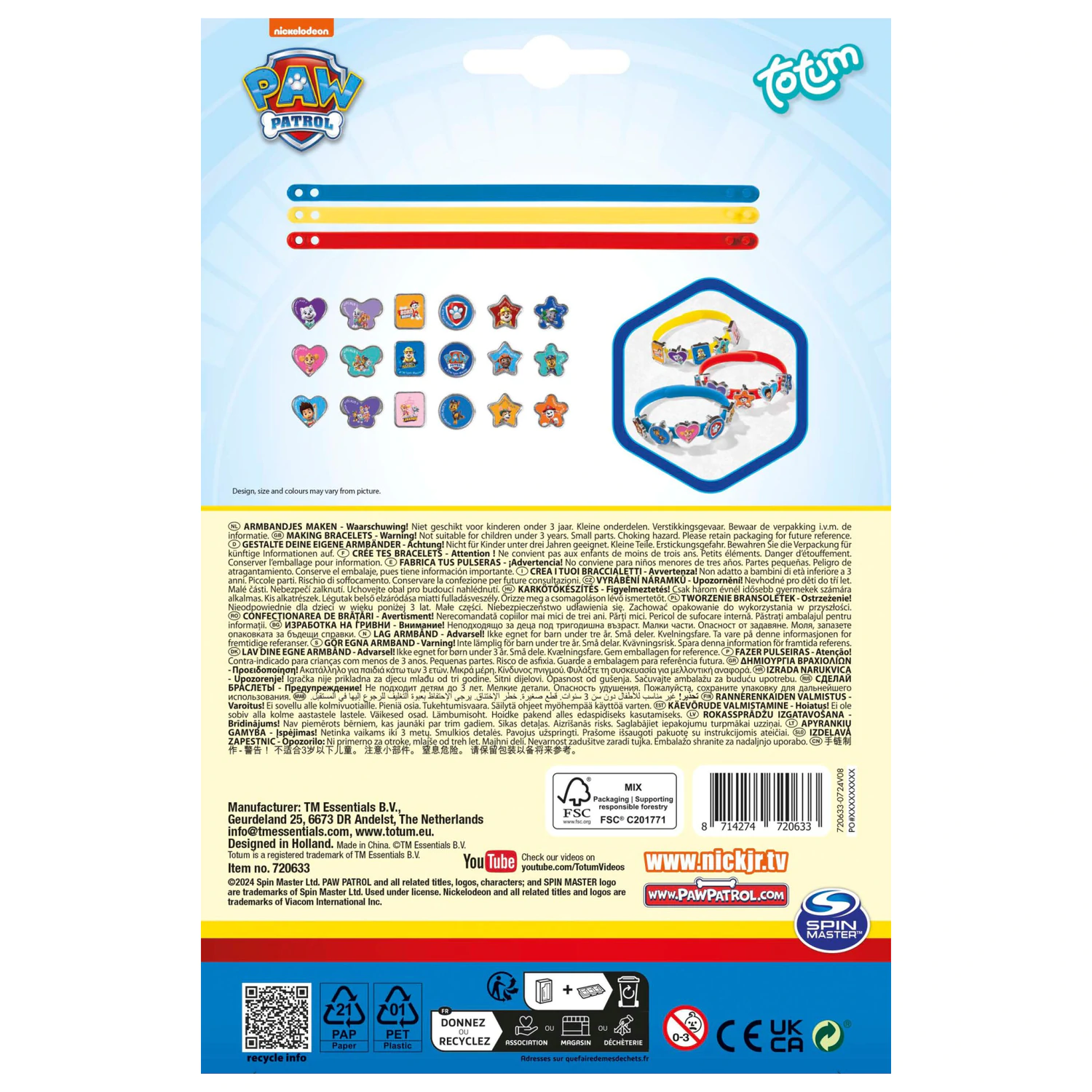 PAW Patrol Team set za izradu narukvica fotografija proizvoda