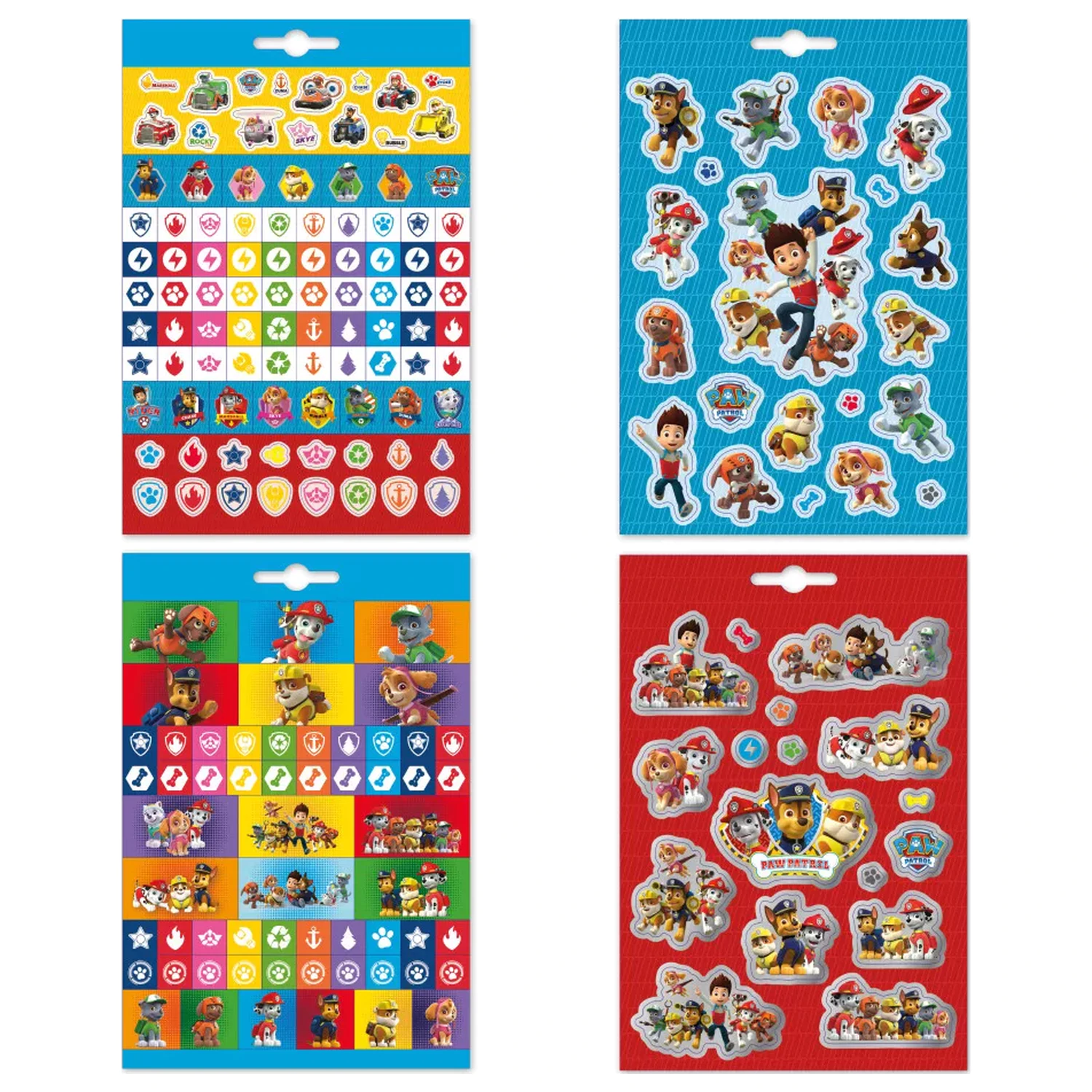 Paw Patrol Team set naljepnica 4 lista fotografija proizvoda