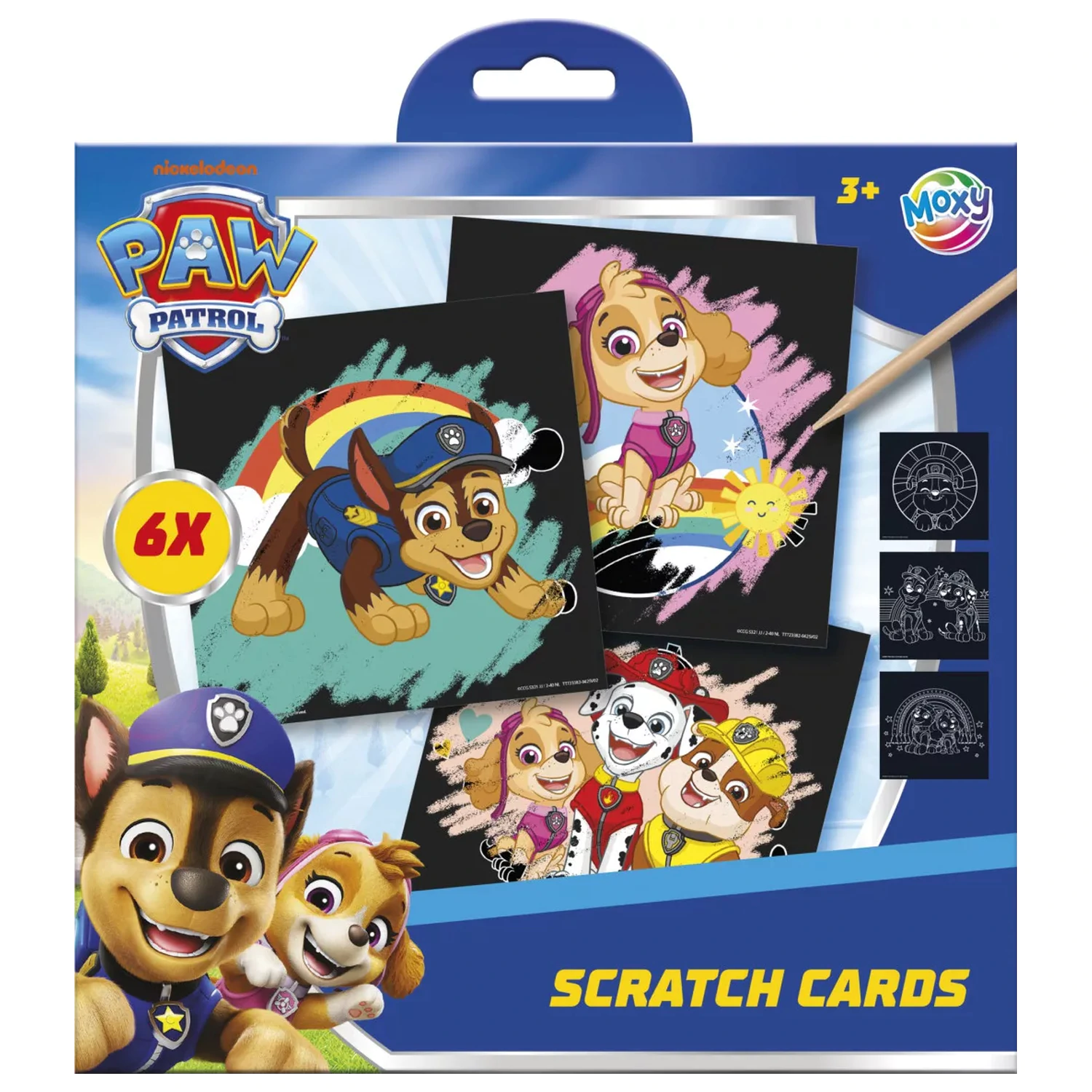 Paw Patrol Team Scratch Art set fotografija proizvoda