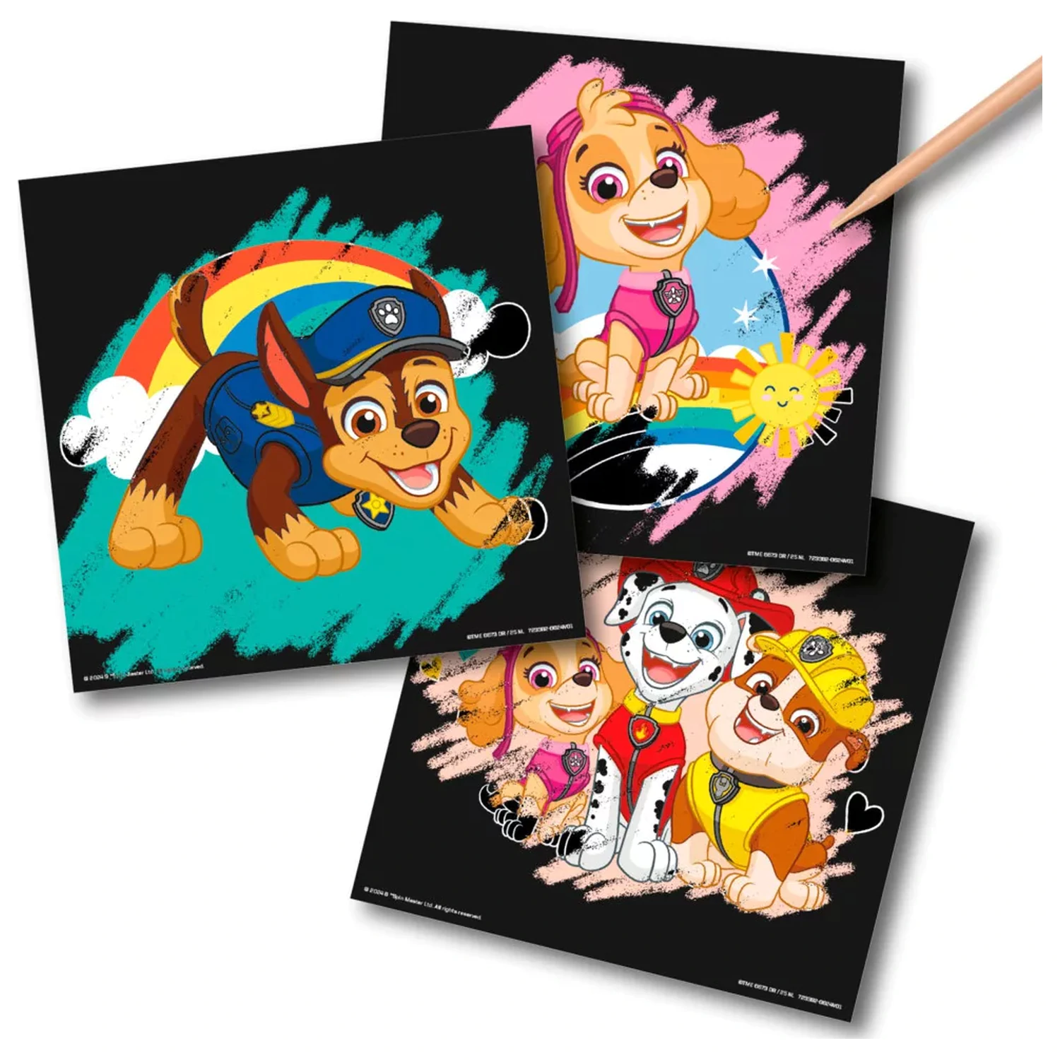 Paw Patrol Team Scratch Art set fotografija proizvoda