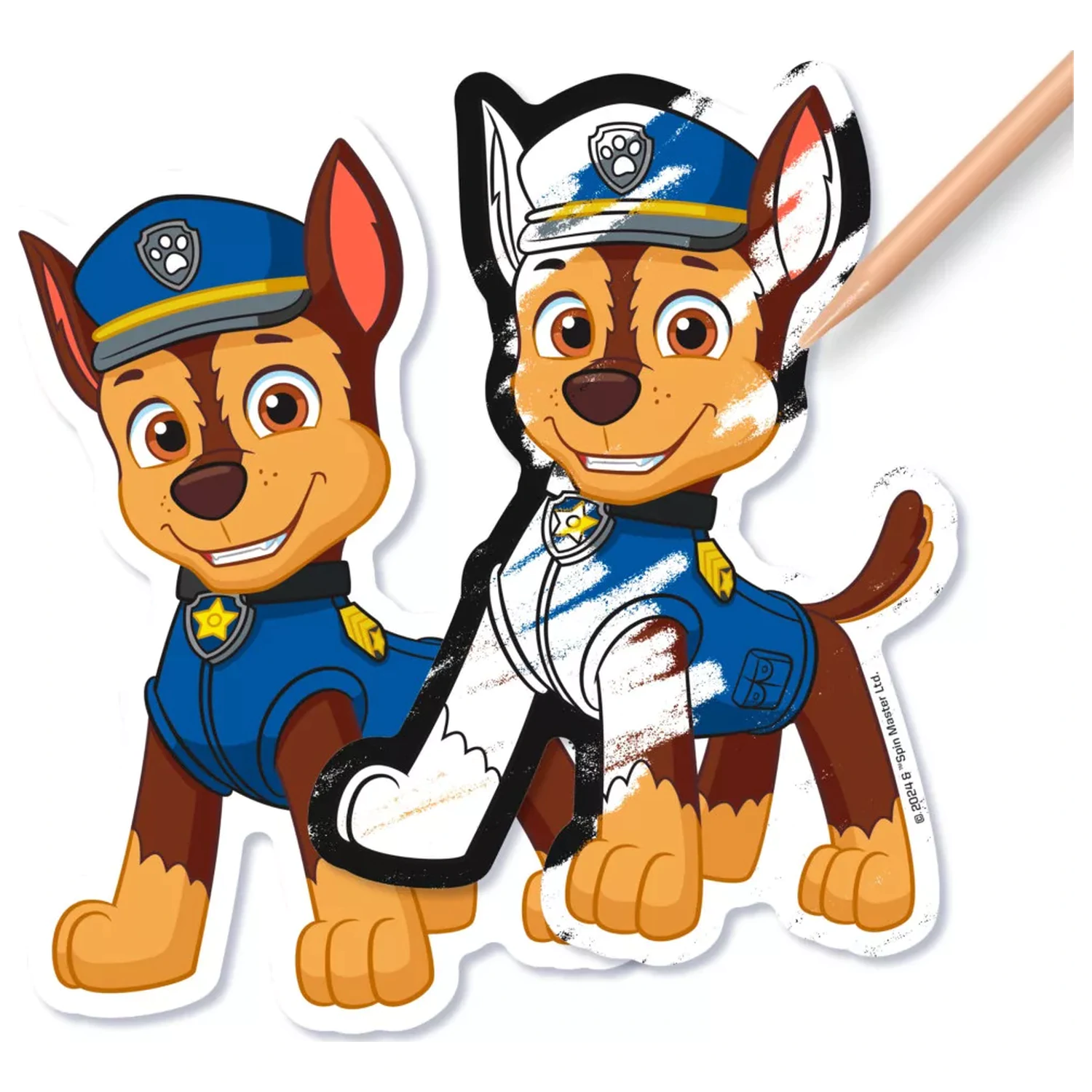 Paw Patrol Team komplet za grebanje umjetničke slike s magnetom fotografija proizvoda