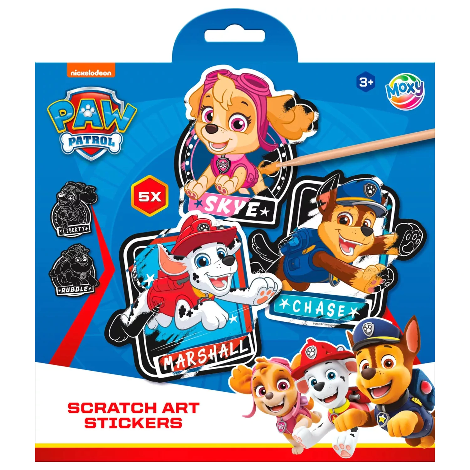 Paw Patrol Team Scratch Art setovi naljepnica fotografija proizvoda