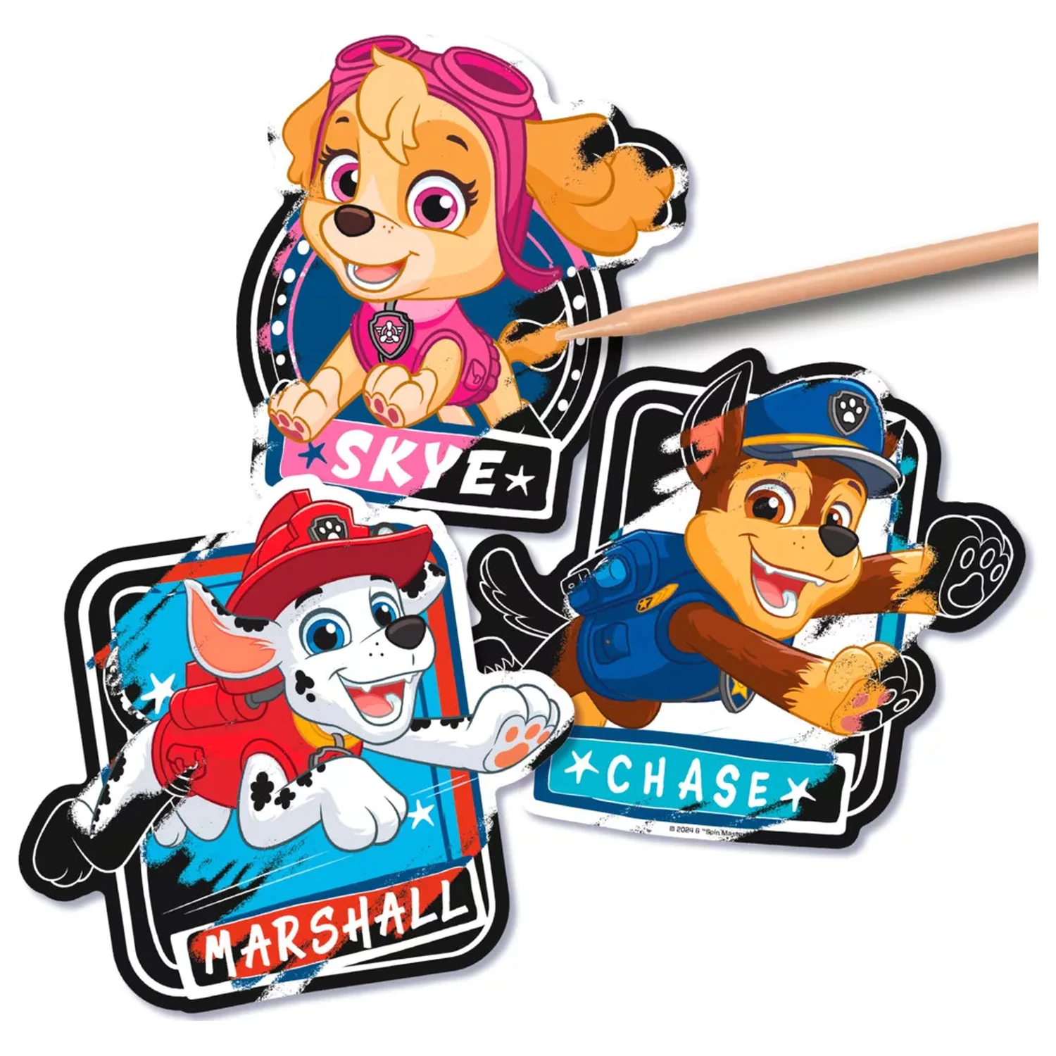 Paw Patrol Team Scratch Art setovi naljepnica fotografija proizvoda