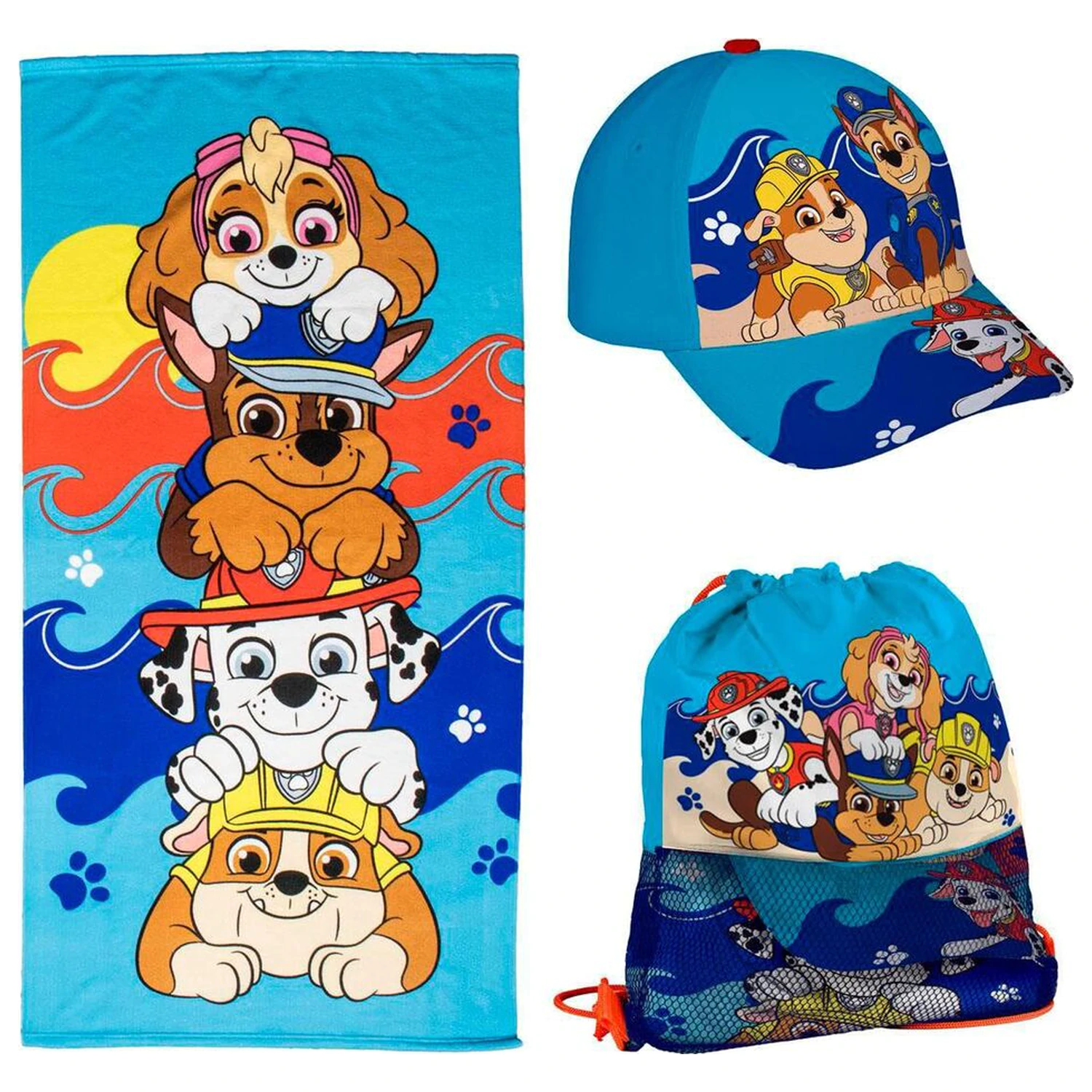 Paw Patrol set ručnik + torba + kapa fotografija proizvoda