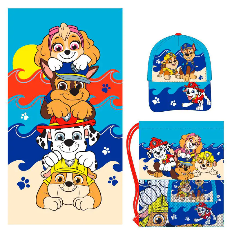 Paw Patrol set ručnik + torba + kapa fotografija proizvoda