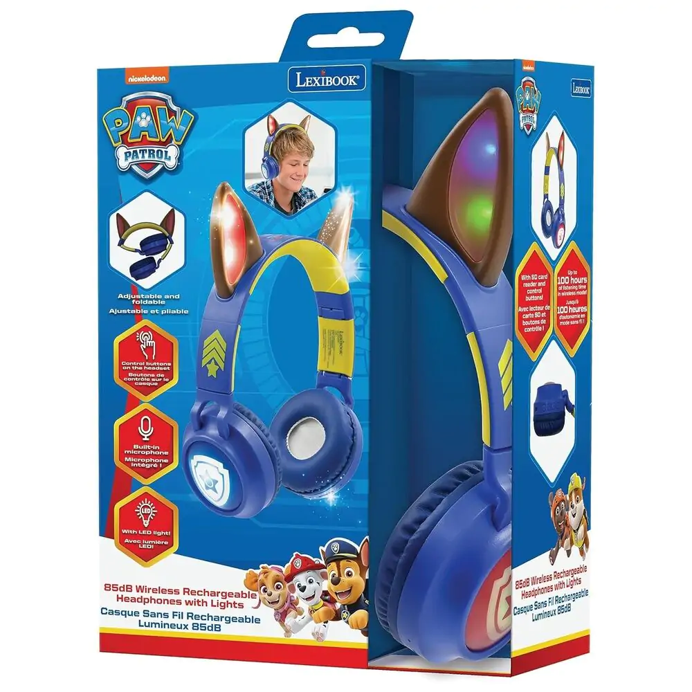 Paw Patrol svjetleće Bluetooth bežične slušalice fotografija proizvoda