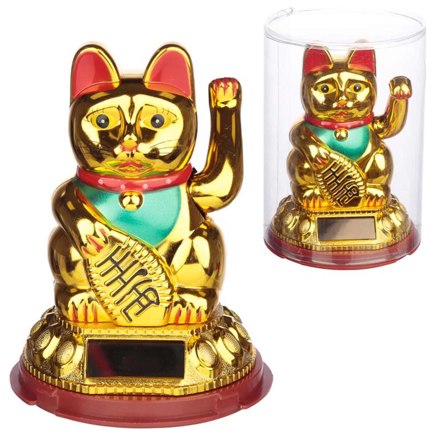 MANEKI-NEKO Solarni prijatelj za sreću 14 cm fotografija proizvoda