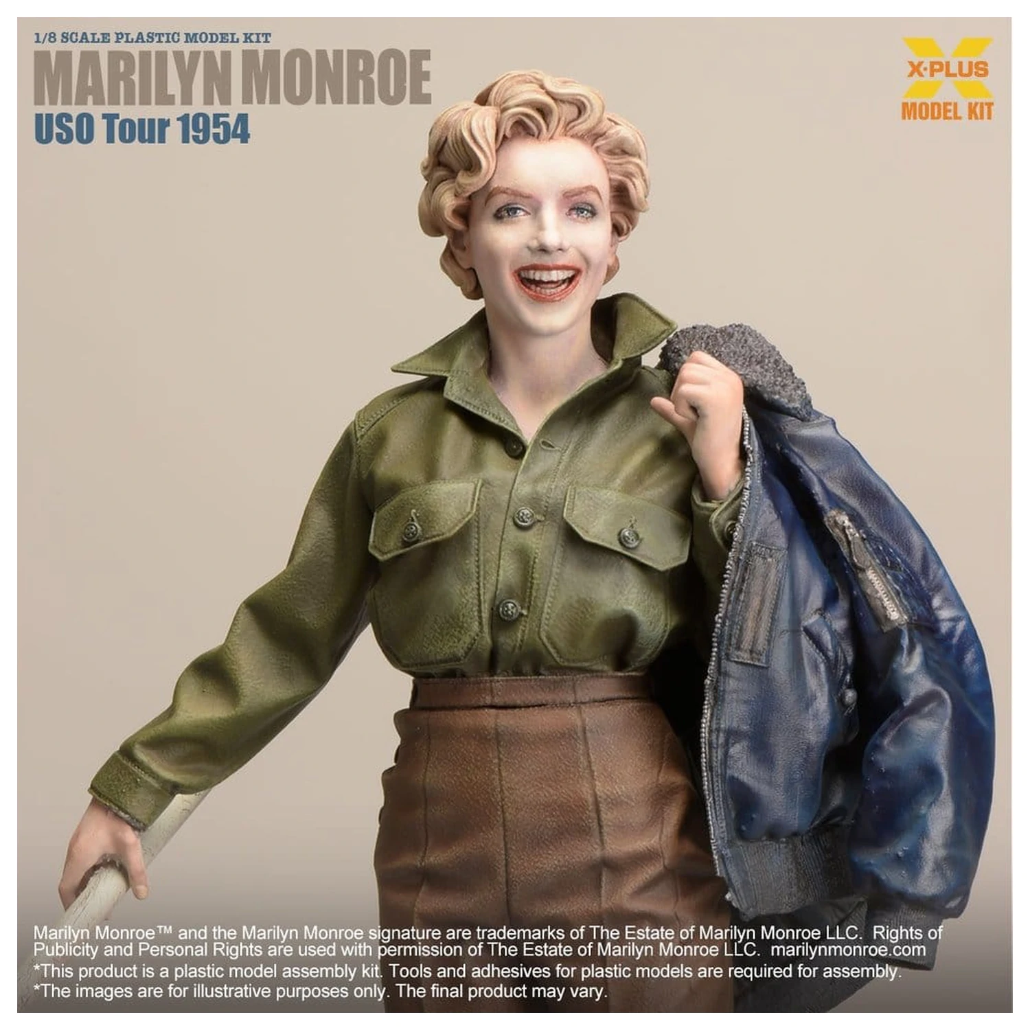 Marilyn Monroe komplet plastični model za sastavljanje 1/8 (Reprodukcija) 26 cm fotografija proizvoda
