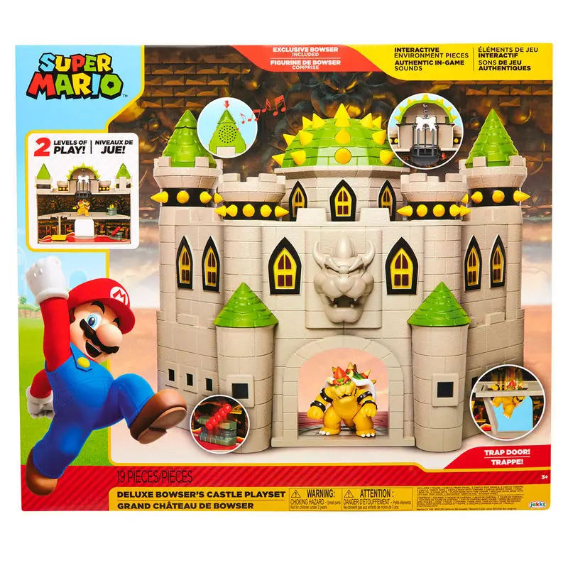 World of Nintendo Super Mario Deluxe Set za igru Dvorac Bowser fotografija proizvoda