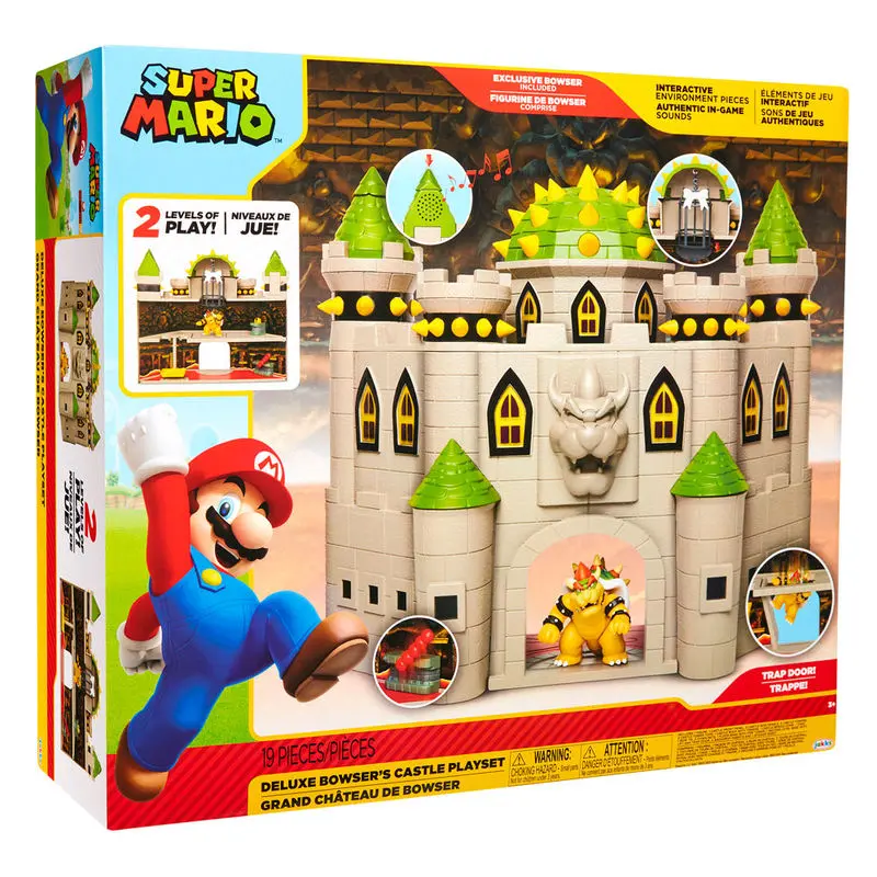 World of Nintendo Super Mario Deluxe Set za igru Dvorac Bowser fotografija proizvoda