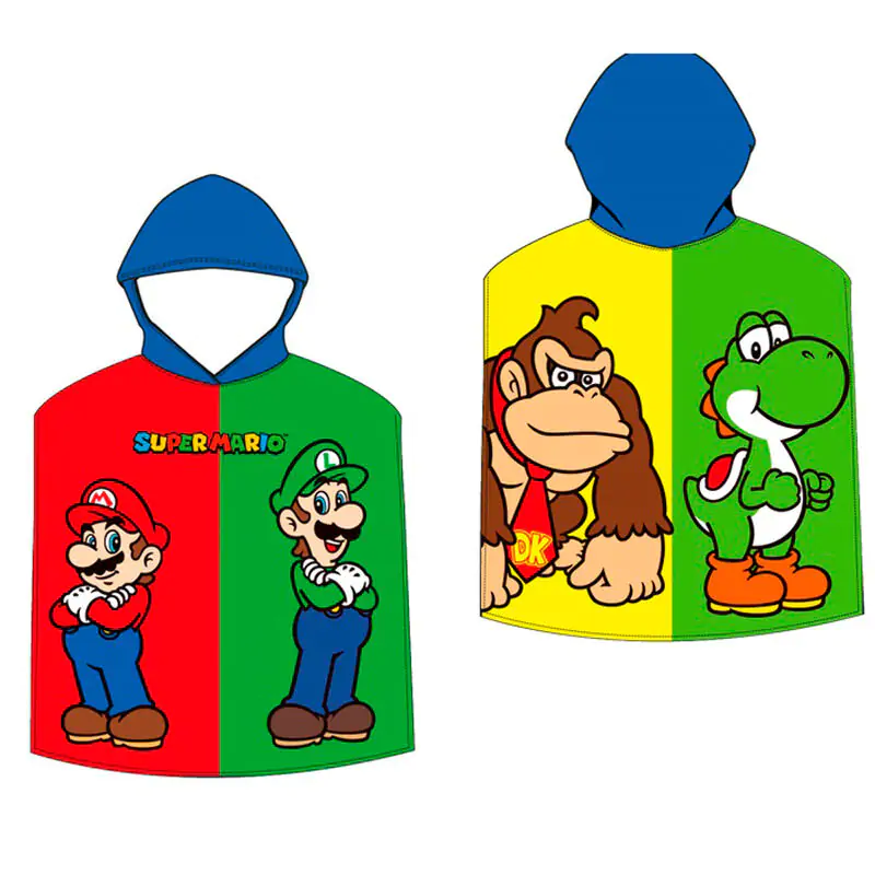 Mario Bros microfibre poncho ručnik fotografija proizvoda