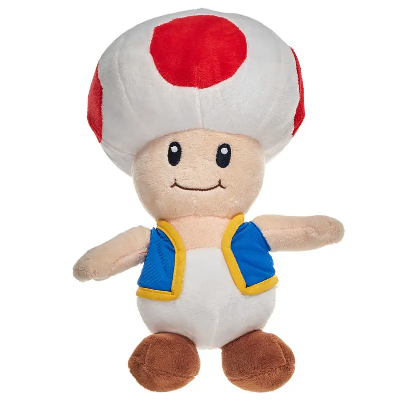 Mario Bros Toad mekana plišana igračka 30cm fotografija proizvoda