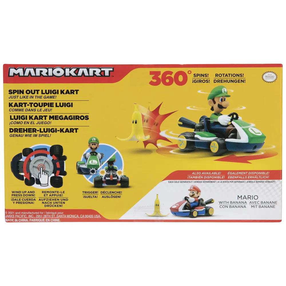 Mario Kart figura Luigi Kart za okretanje 6 cm fotografija proizvoda