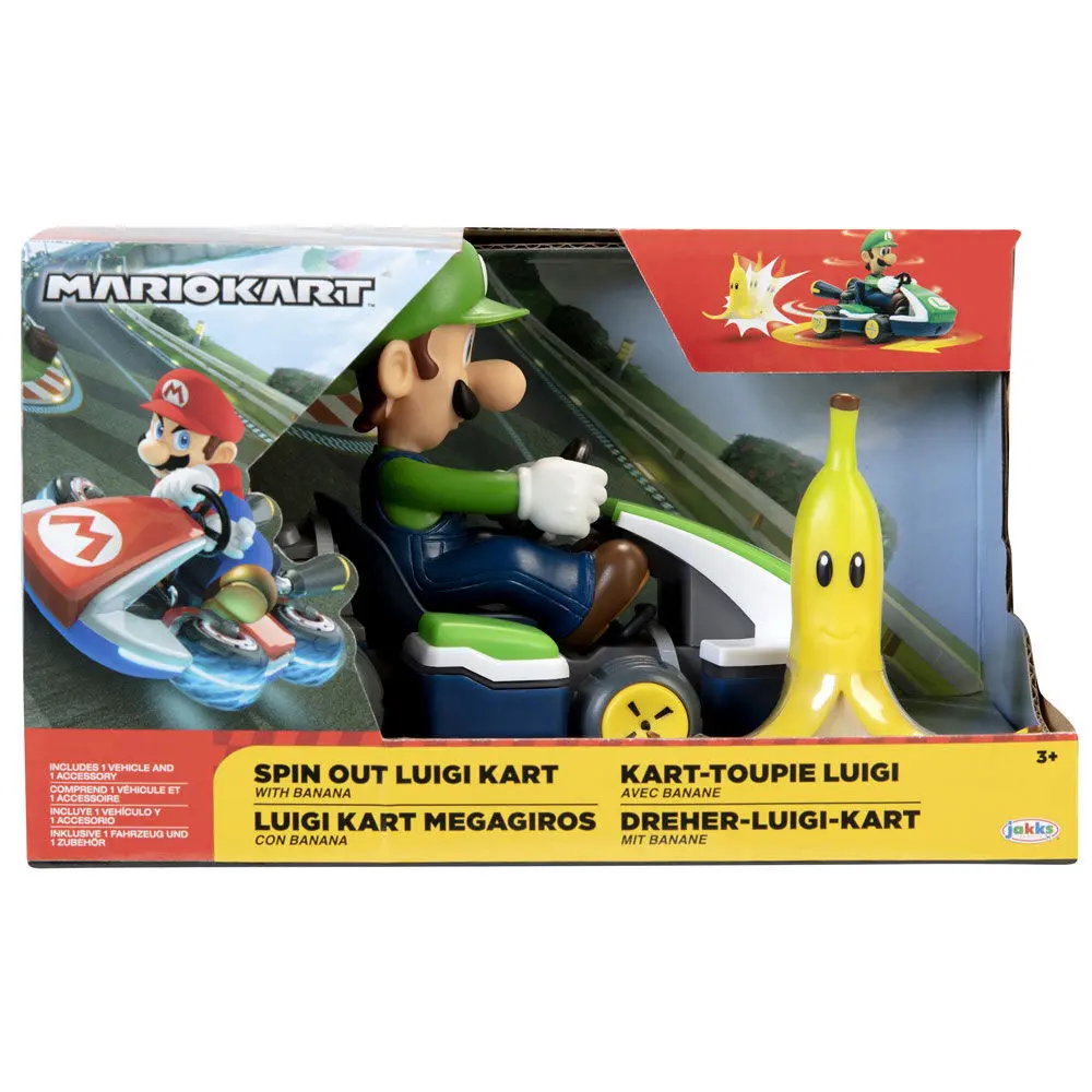 Mario Kart figura Luigi Kart za okretanje 6 cm fotografija proizvoda