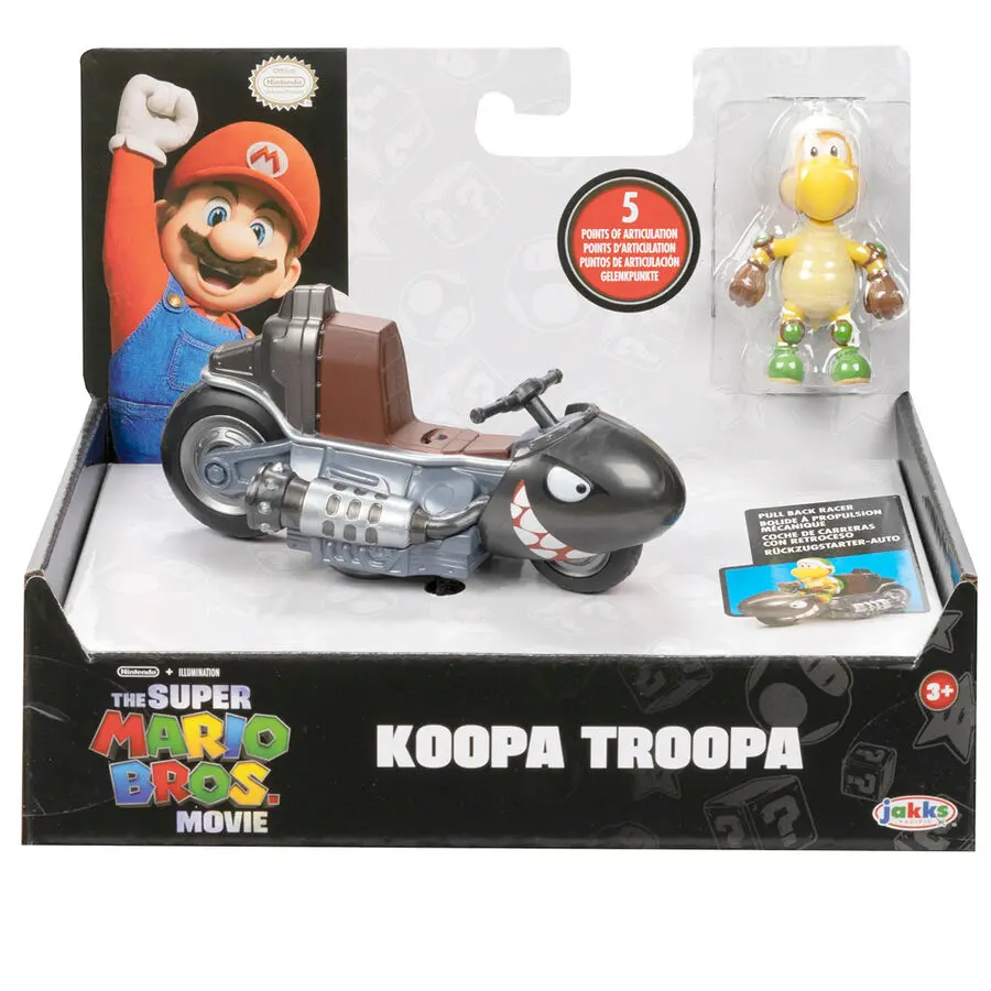 Mario Kart The Movie Koopa Troopa Kart Kart figura 6cm fotografija proizvoda