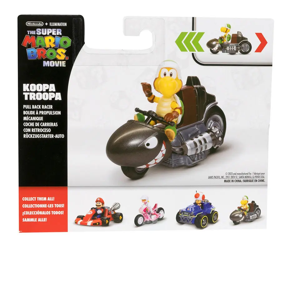 Mario Kart The Movie Koopa Troopa Kart Kart figura 6cm fotografija proizvoda