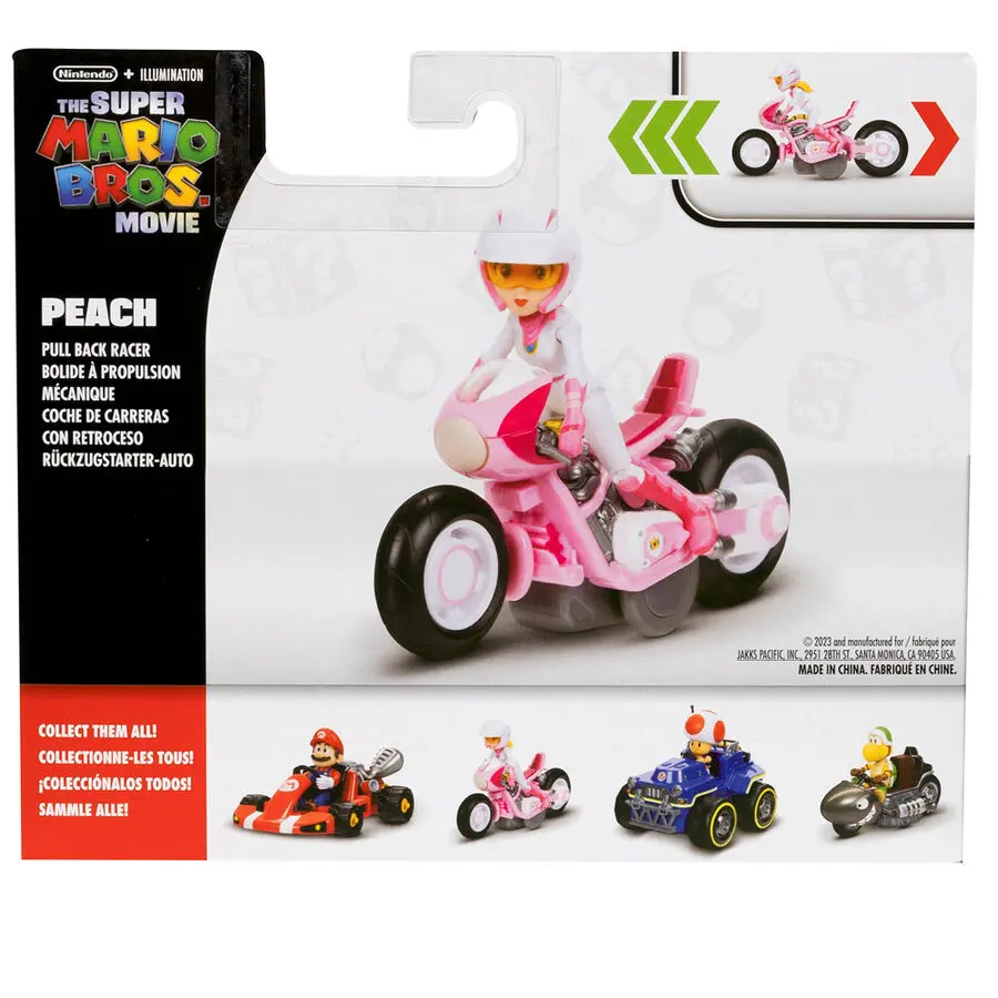 Mario Kart The Movie Peach Kart figura 7 cm fotografija proizvoda