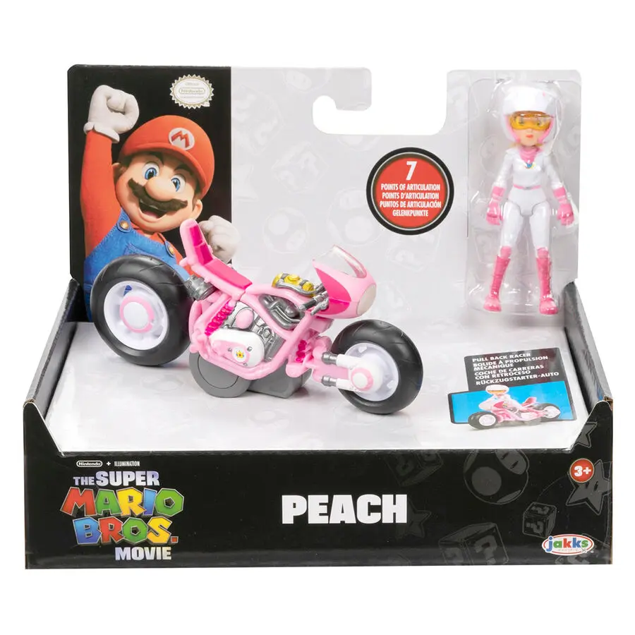 Mario Kart The Movie Peach Kart figura 7 cm fotografija proizvoda