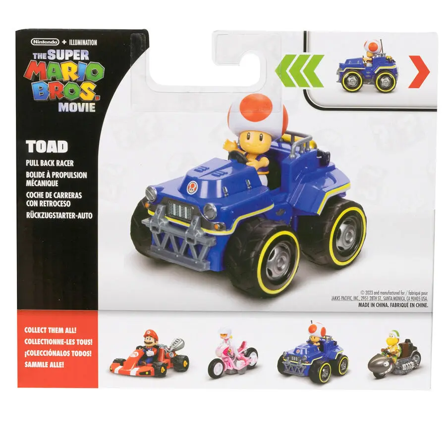 Mario Kart The Movie Toad Kart figura 7 cm fotografija proizvoda