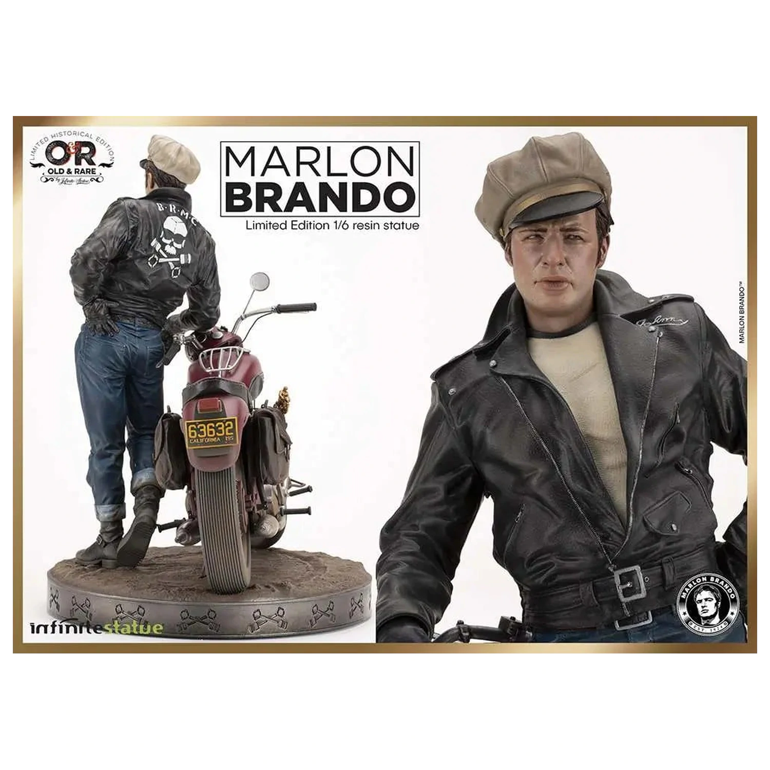 Marlon Brando with Bike Statua Ograničeno izdanje 1/6 30cm fotografija proizvoda