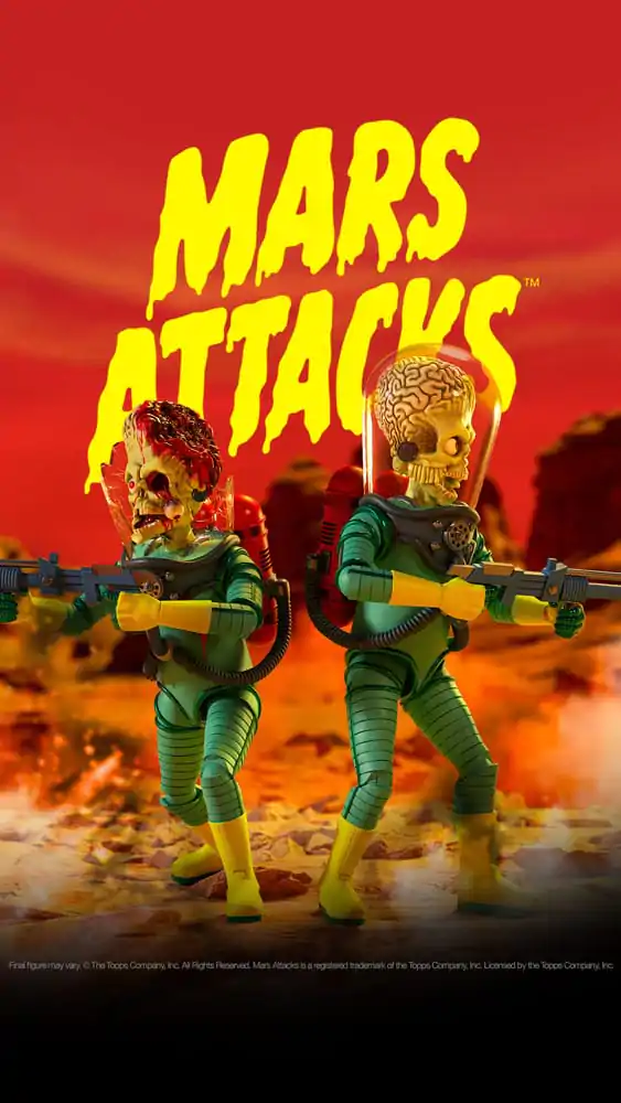 Mars Attacks Ultimates akcijska figura Martian Wave 1 (Smashing the Enemy) 18 cm fotografija proizvoda