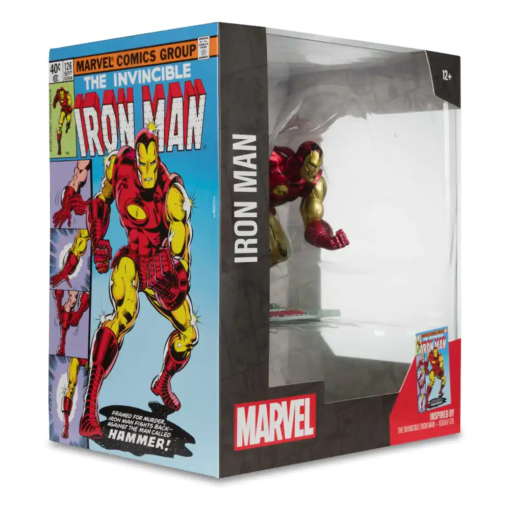 Marvel PVC Kip 1/10 Iron Man (The Invincible Iron Man #126) 11 cm fotografija proizvoda