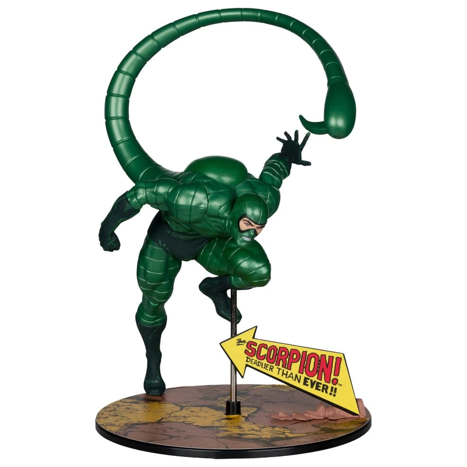 Marvel PVC statua 1/10 Scorpion (Metallic) (The Amazing Spider-Man #318) (Gold Label) 18 cm fotografija proizvoda
