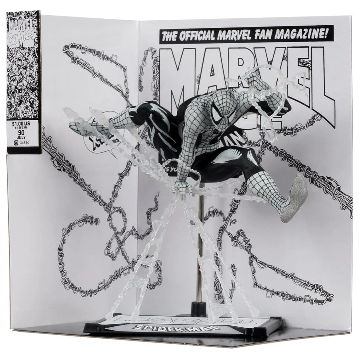 Marvel PVC statua 1/10 Spider-Man (Marvel Age #90) (Line Art) 18 cm fotografija proizvoda