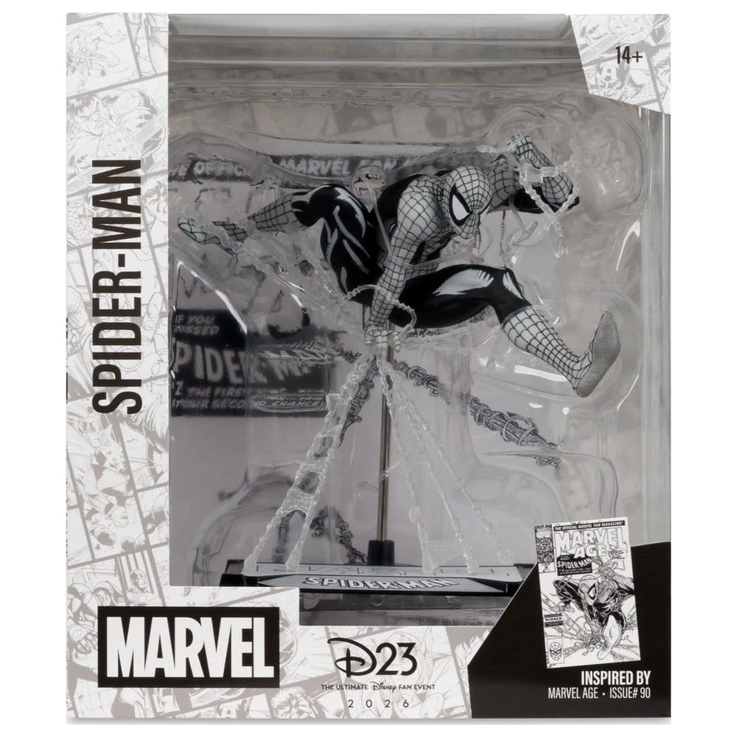 Marvel PVC statua 1/10 Spider-Man (Marvel Age #90) (Line Art) 18 cm fotografija proizvoda