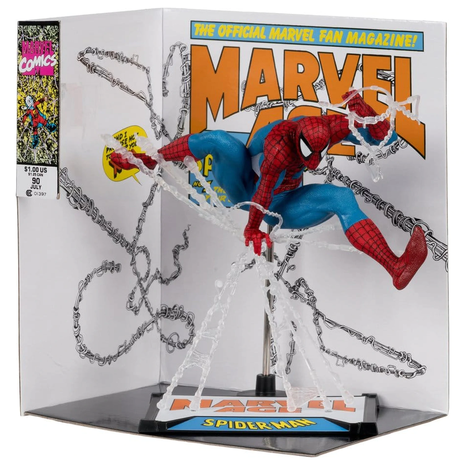 Marvel PVC kip 1/10 Spider-Man (Marvel Age #90) 18 cm fotografija proizvoda