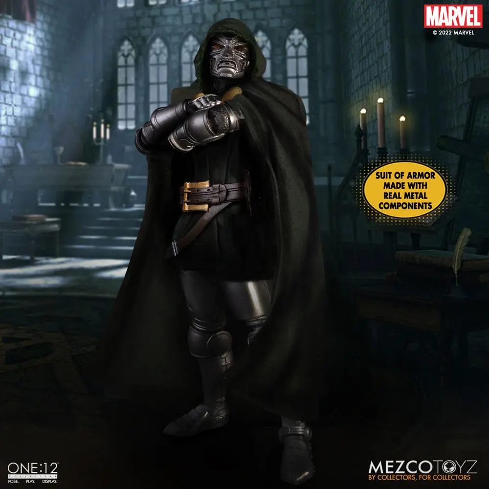 Marvel akcijska figura 1/12 Doctor Doom 17 cm fotografija proizvoda