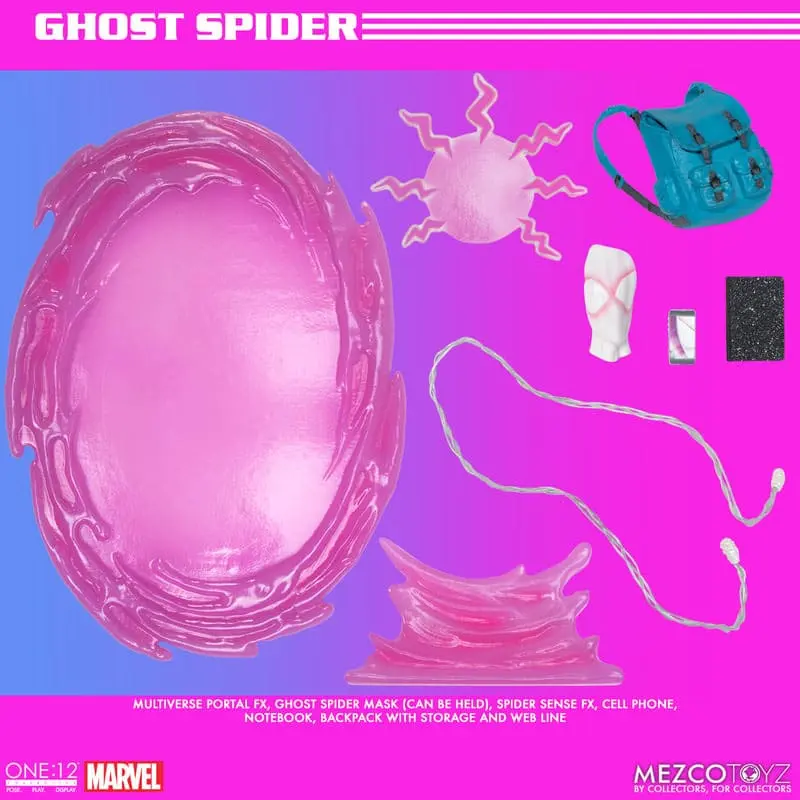 Marvel akcijska figura 1/12 Ghost-Spider iz Zemlje-65 16 cm fotografija proizvoda