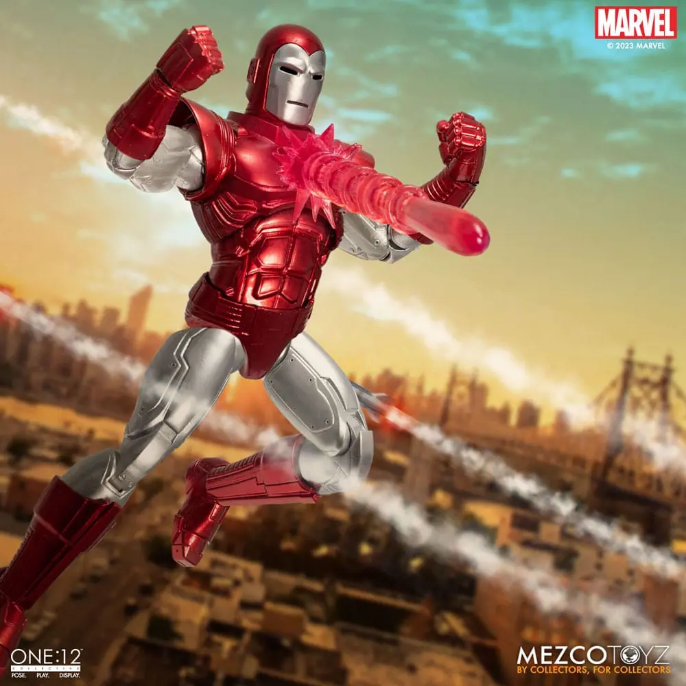 Marvel akcijska figura 1/12 Iron Man (Silver Centurion Edition) 16 cm fotografija proizvoda