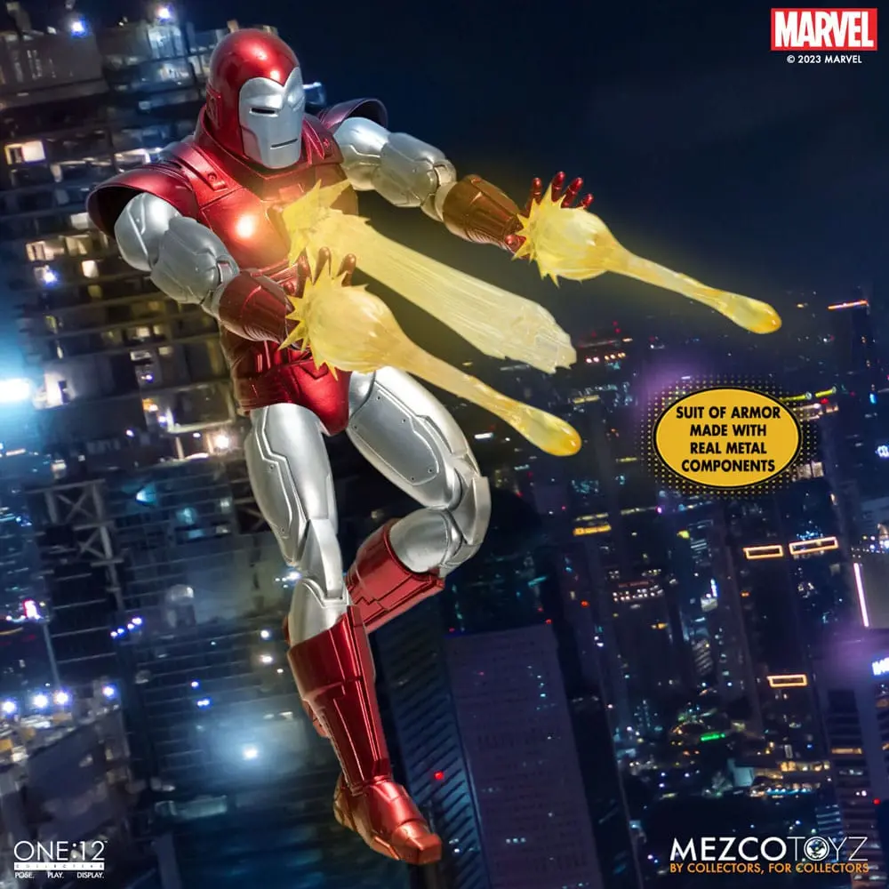 Marvel akcijska figura 1/12 Iron Man (Silver Centurion Edition) 16 cm fotografija proizvoda