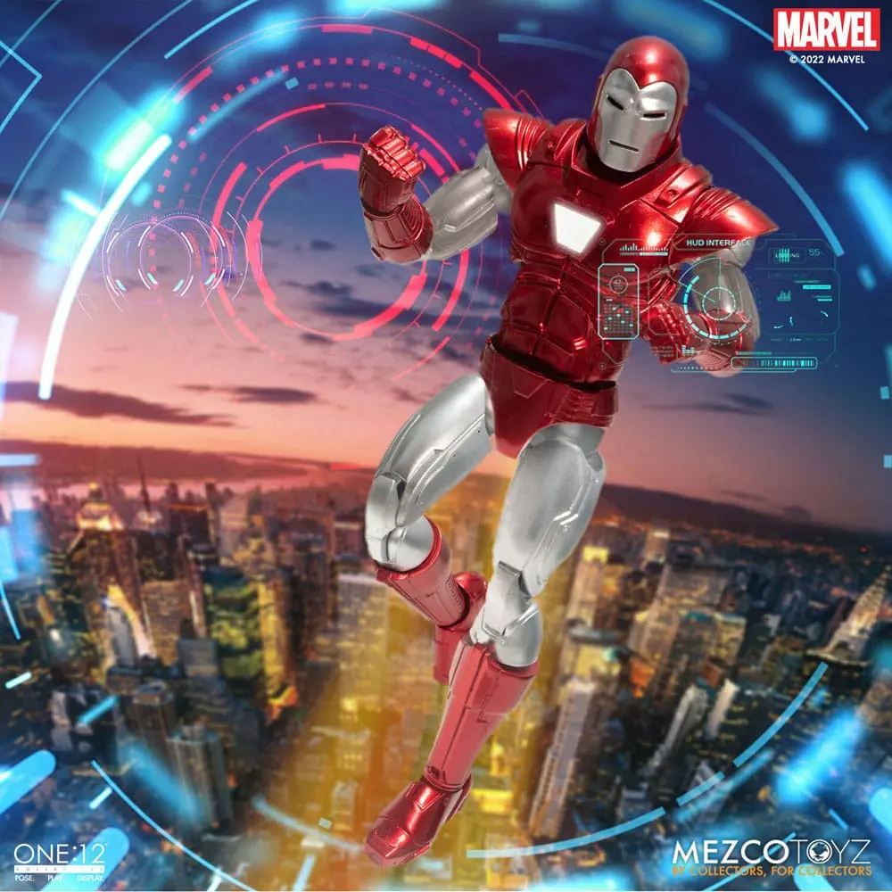 Marvel akcijska figura 1/12 Iron Man (Silver Centurion Edition) 16 cm fotografija proizvoda