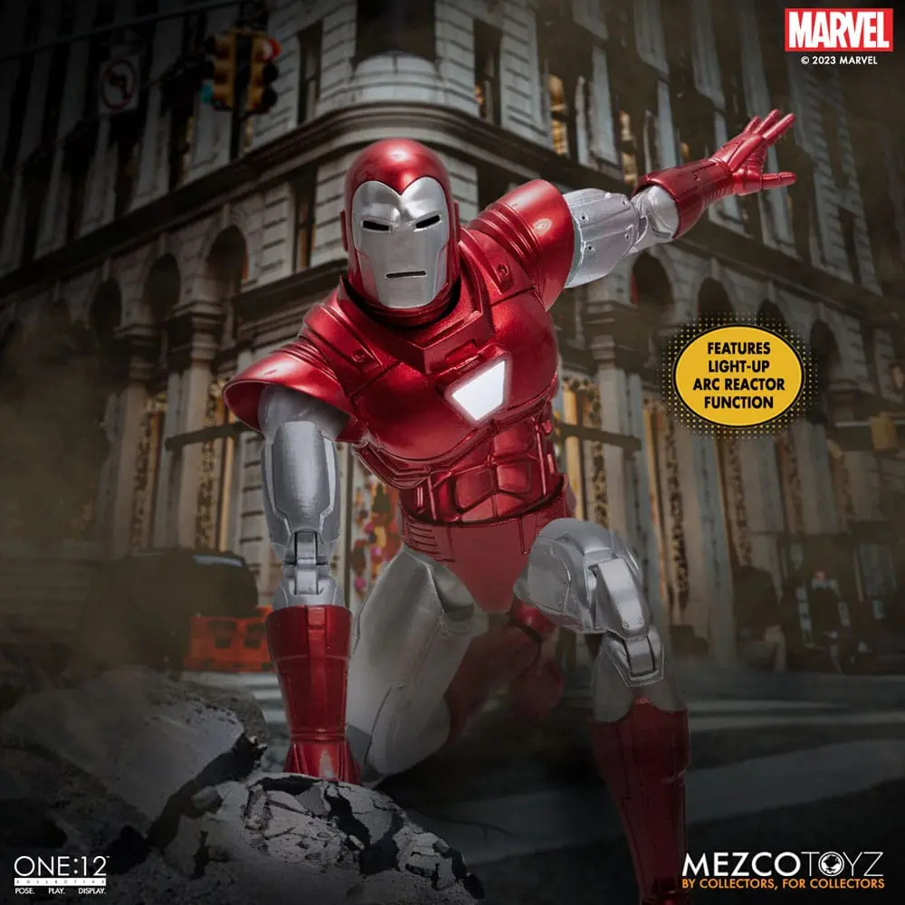 Marvel akcijska figura 1/12 Iron Man (Silver Centurion Edition) 16 cm fotografija proizvoda