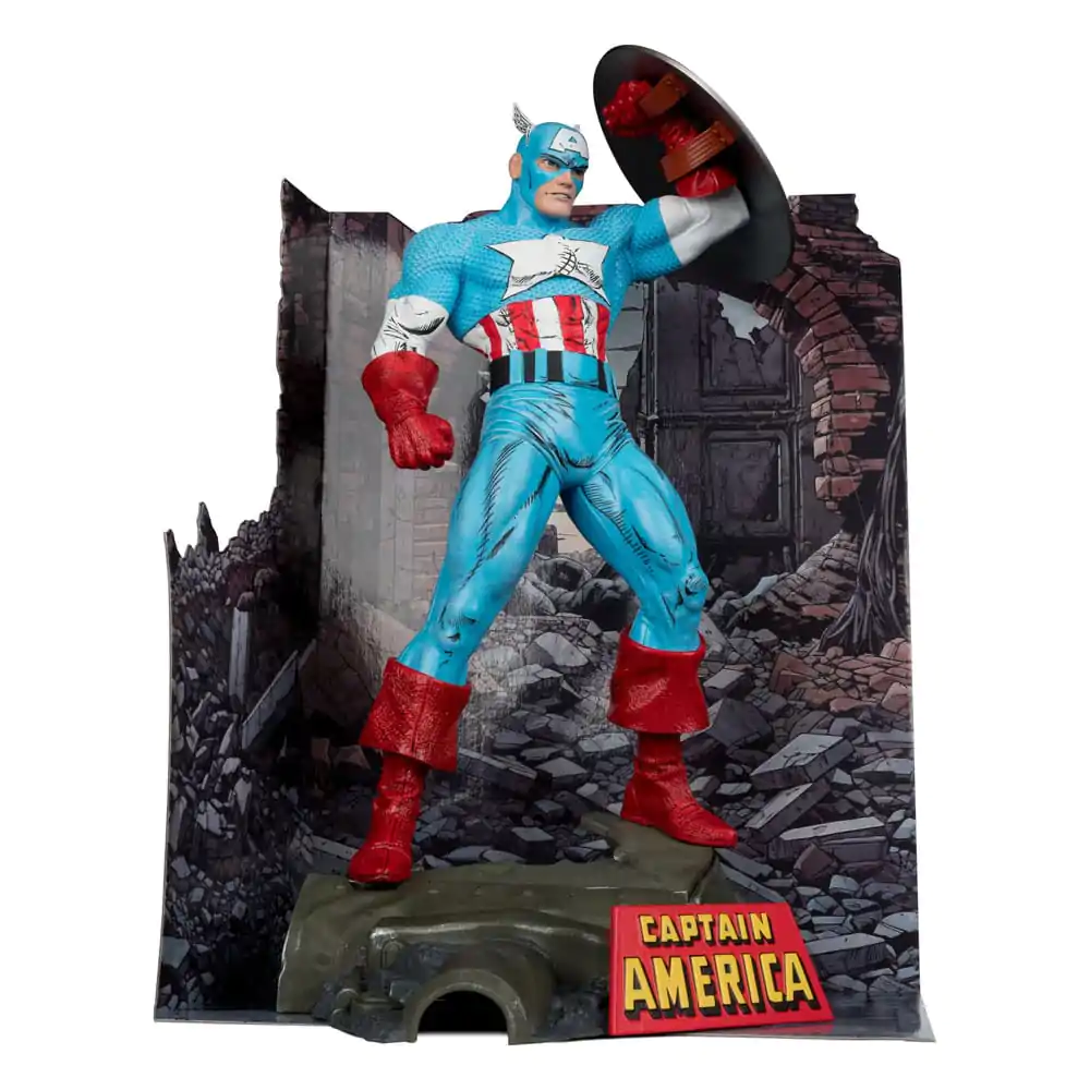 Marvel PVC Statua 1/6 Captain America (The Amazing Spider-Man #323) 28 cm fotografija proizvoda