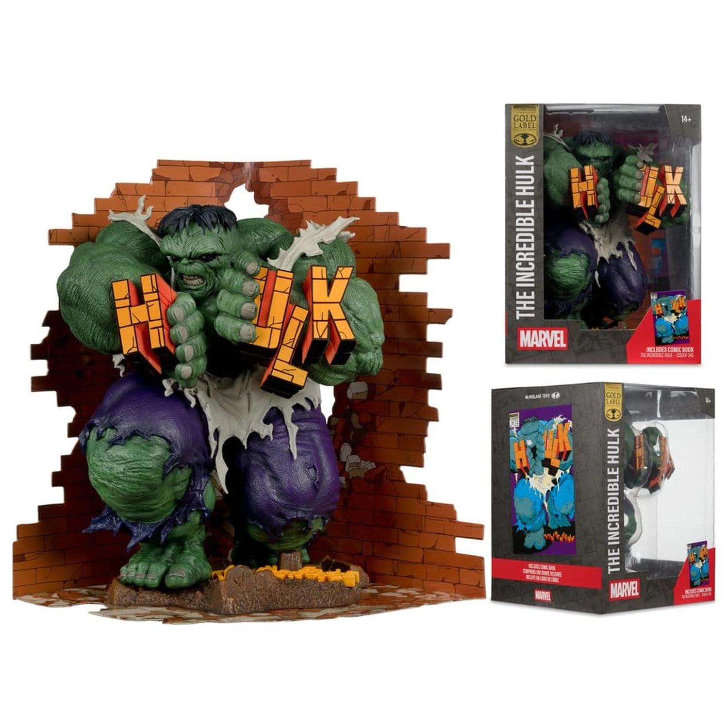 Marvel PVC kip 1/6 Hulk (The Incredible Hulk #345) (Gold Label) fotografija proizvoda