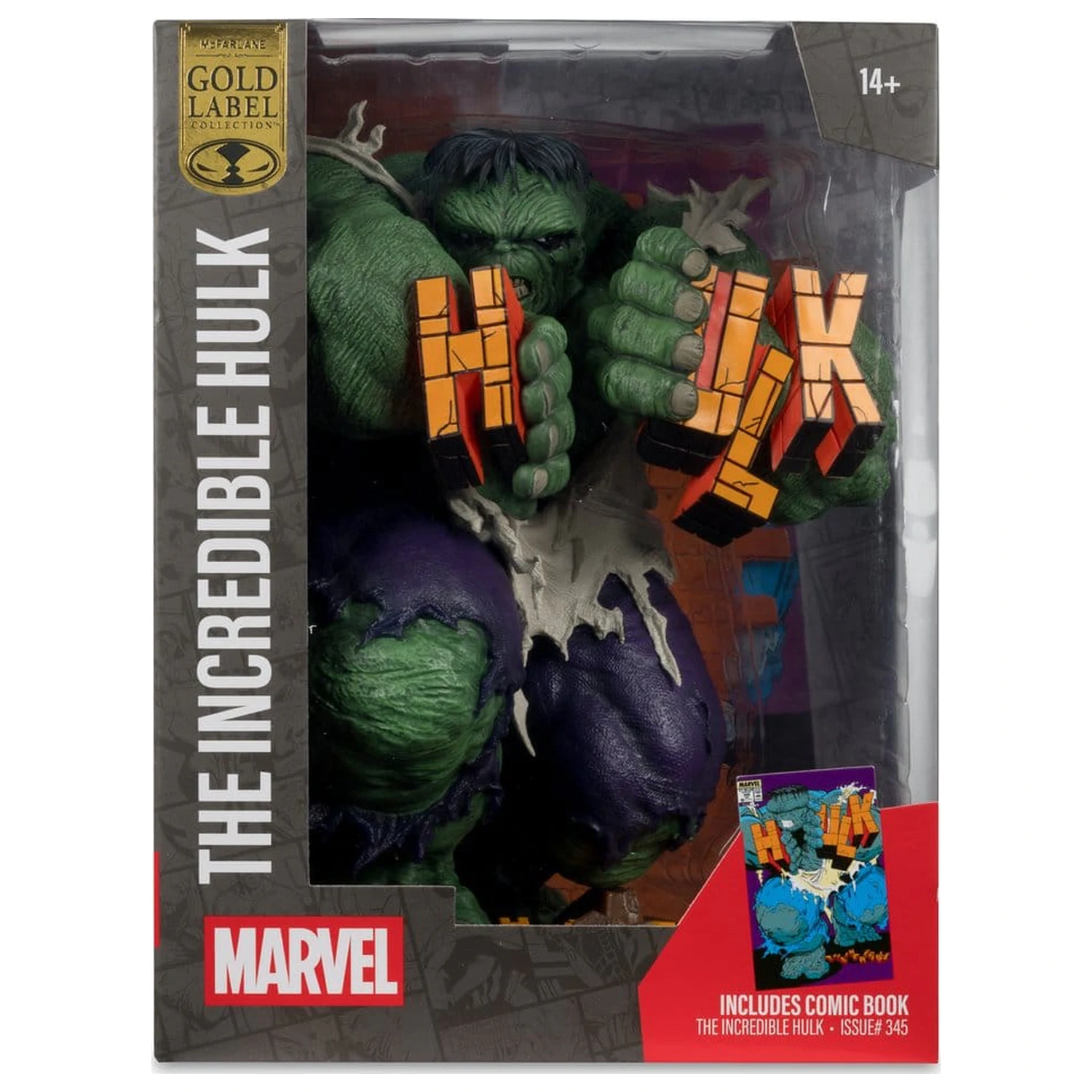 Marvel PVC kip 1/6 Hulk (The Incredible Hulk #345) (Gold Label) fotografija proizvoda